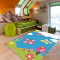 Flower Printed Kids Play Carpet in Kindergarten